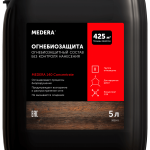 Огнебиозащита до 20 лет Medera 140 (5 л) II группа, концентрат 1:15 Для наружных работ