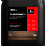 Огнебиозащита, раствор I группа огнезащиты Medera 150 (канистра 5 л) защита на 5 лет