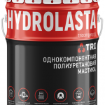 Прозрачная гидроизоляционная полиуретановая мастика HYDROLASTA-T (ведро 5 кг)