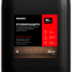 Огнебиозащита, раствор I группа огнезащиты Medera 150 (канистра 20 кг) защита на 5 лет